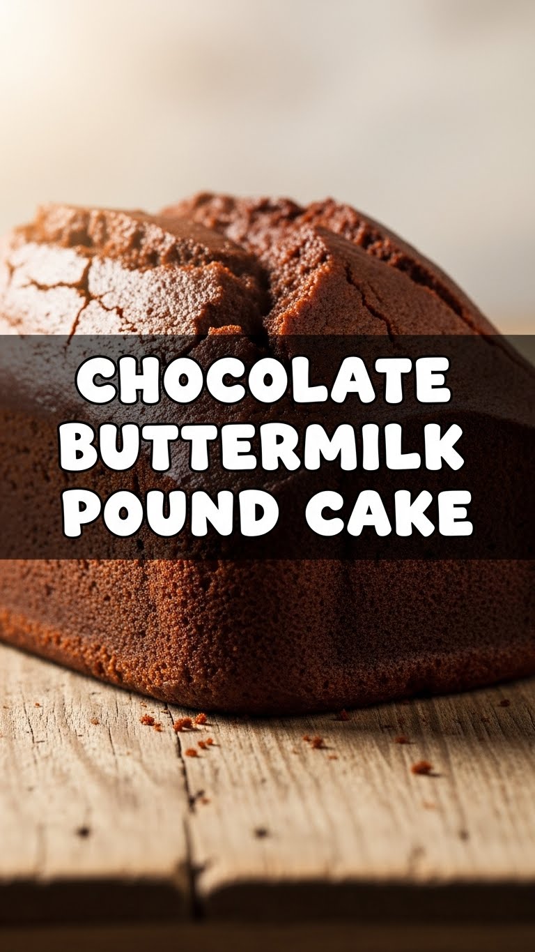 Chocolate Buttermilk Pound Cake