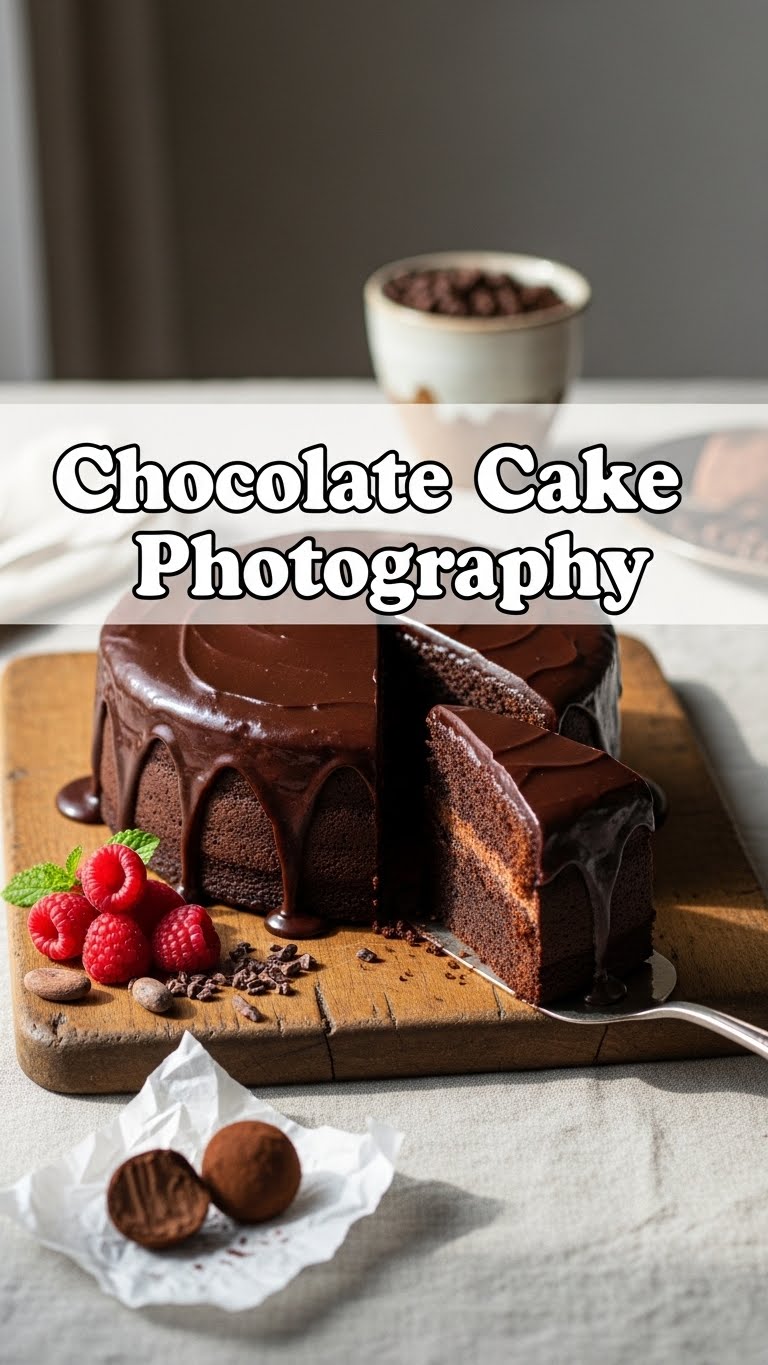 Chocolate Cake Photography