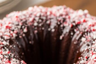 Chocolate Peppermint Bundt Cake