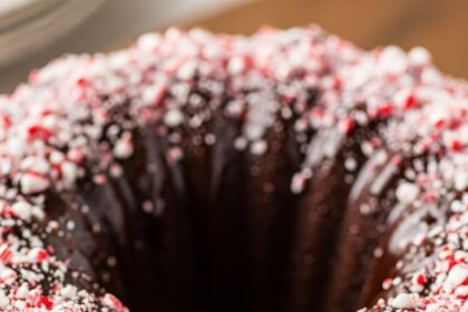 Chocolate Peppermint Bundt Cake