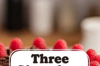 Three Chocolate Cake