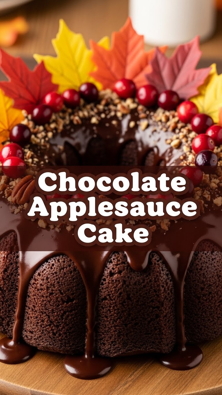 Chocolate Applesauce Cake