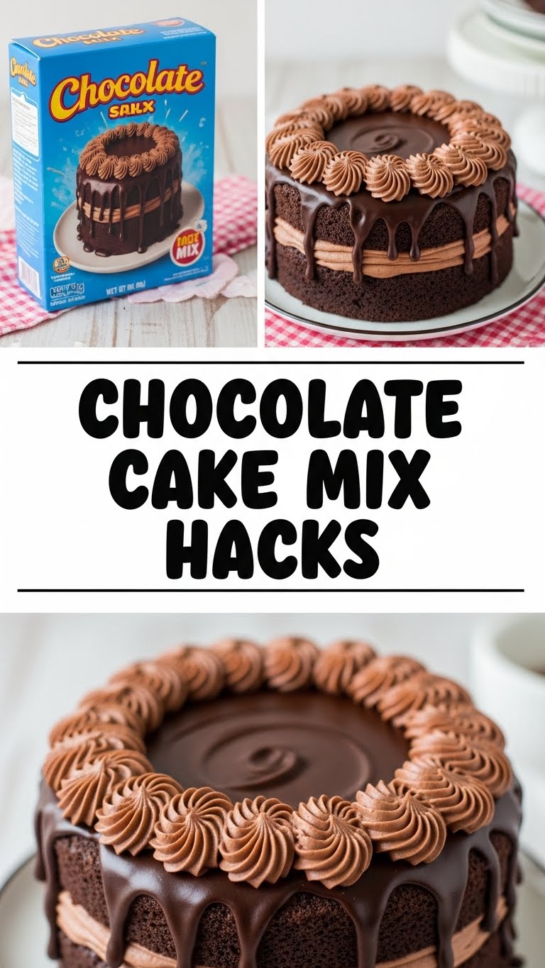 Chocolate Cake Mix Hacks