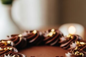 Chocolate Anniversary Cake