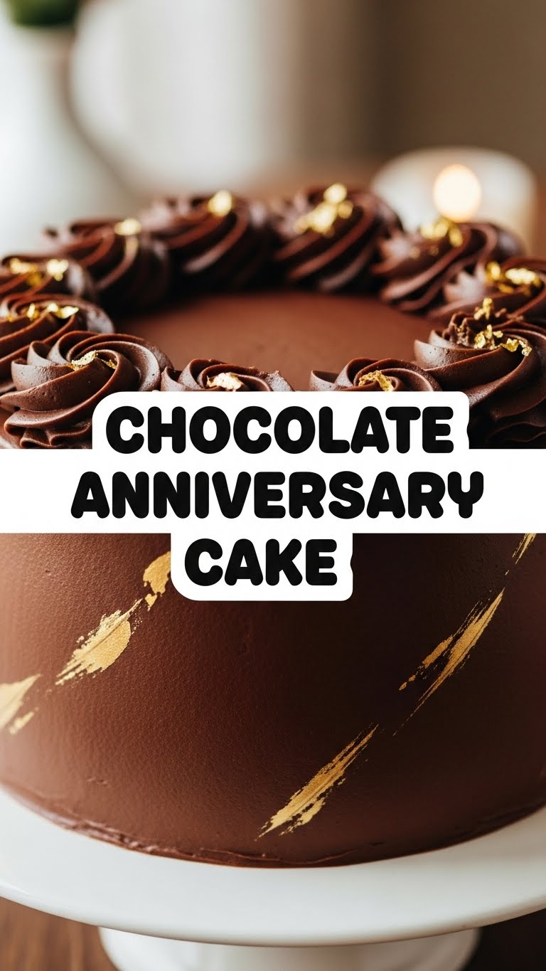 Chocolate Anniversary Cake
