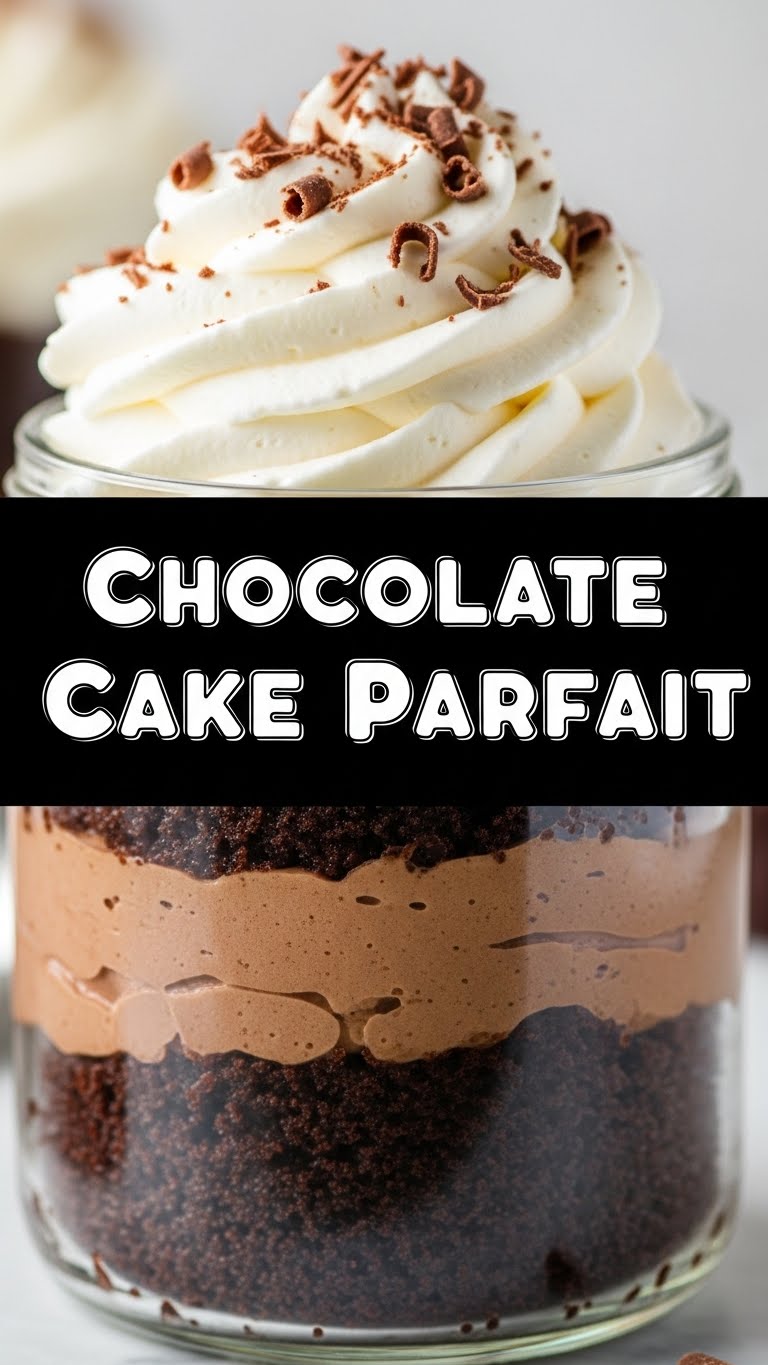 Chocolate Cake Parfait