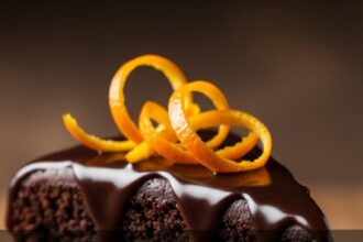 Dark Chocolate Orange Cake