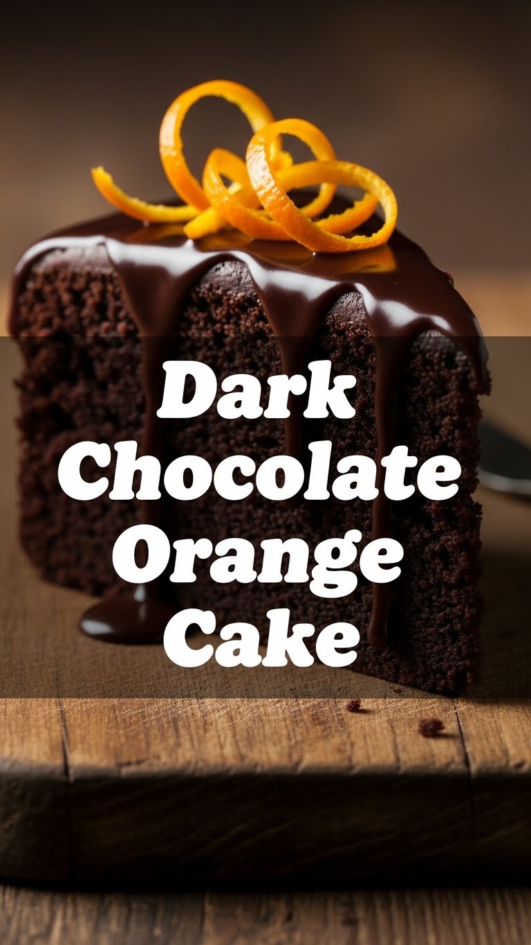 Dark Chocolate Orange Cake