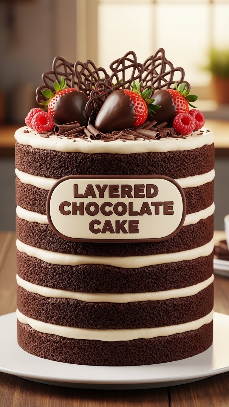 Layered Chocolate Cake