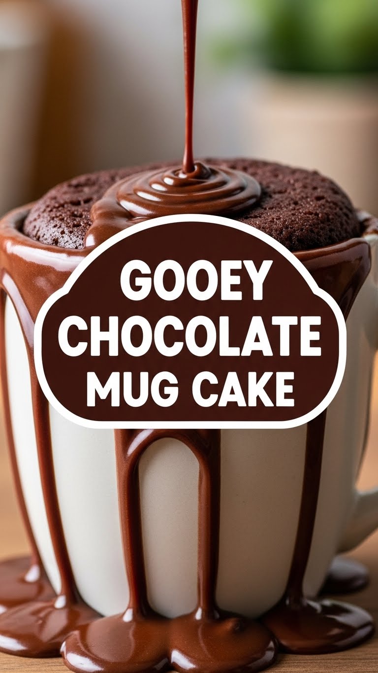 Gooey Chocolate Mug Cake