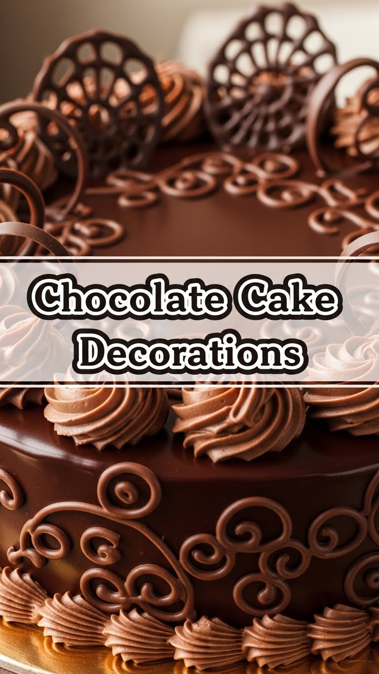 Chocolate Cake Decorations