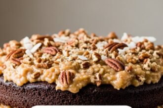 Sourdough German Chocolate Cake