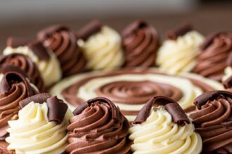 Vanilla Chocolate Cake