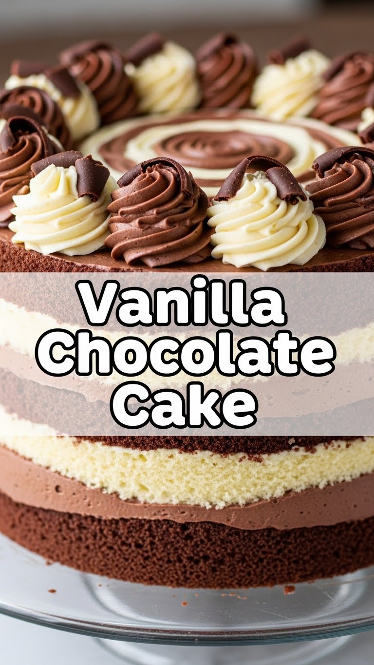 Vanilla Chocolate Cake
