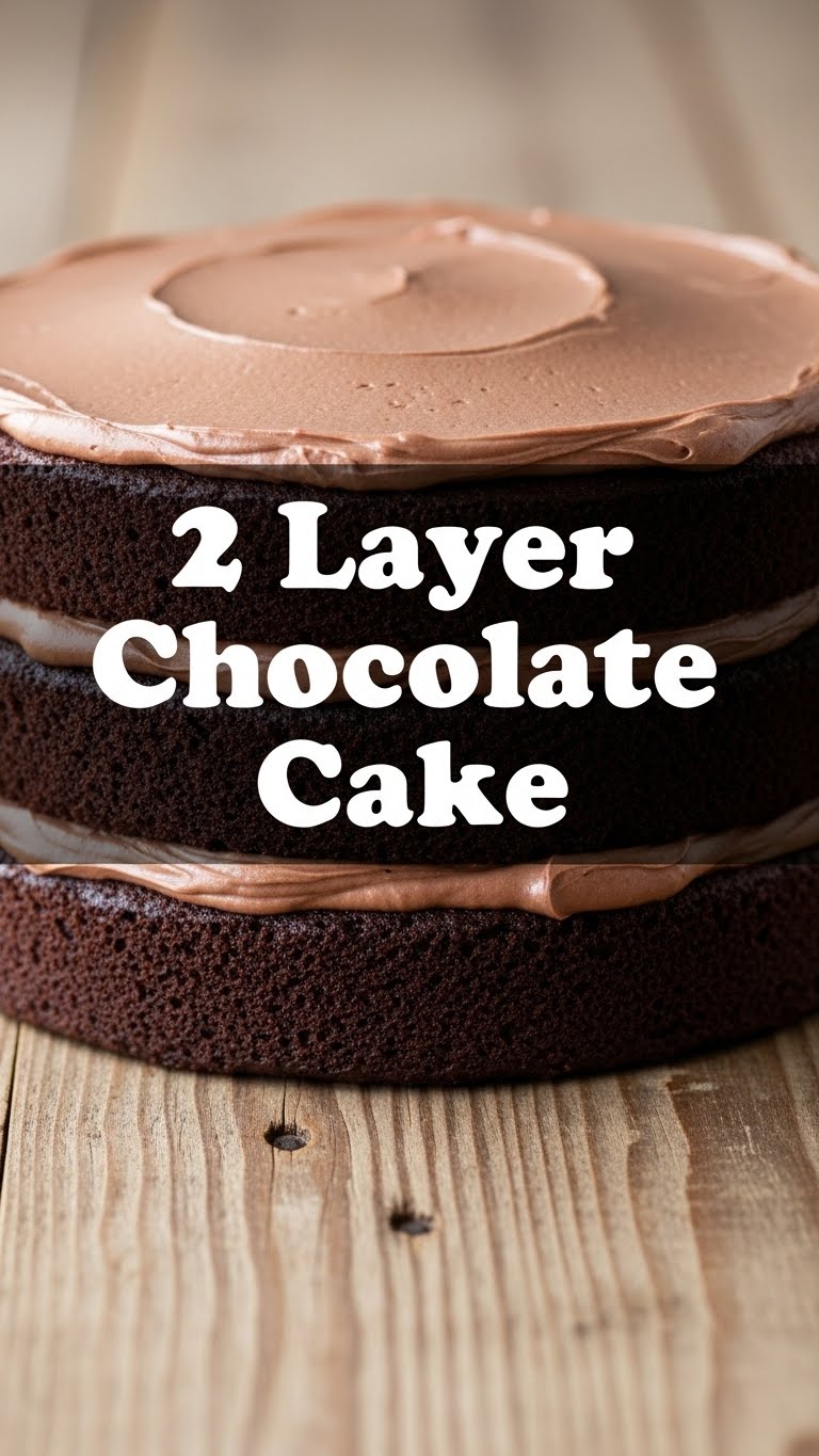2 Layer Chocolate Cake