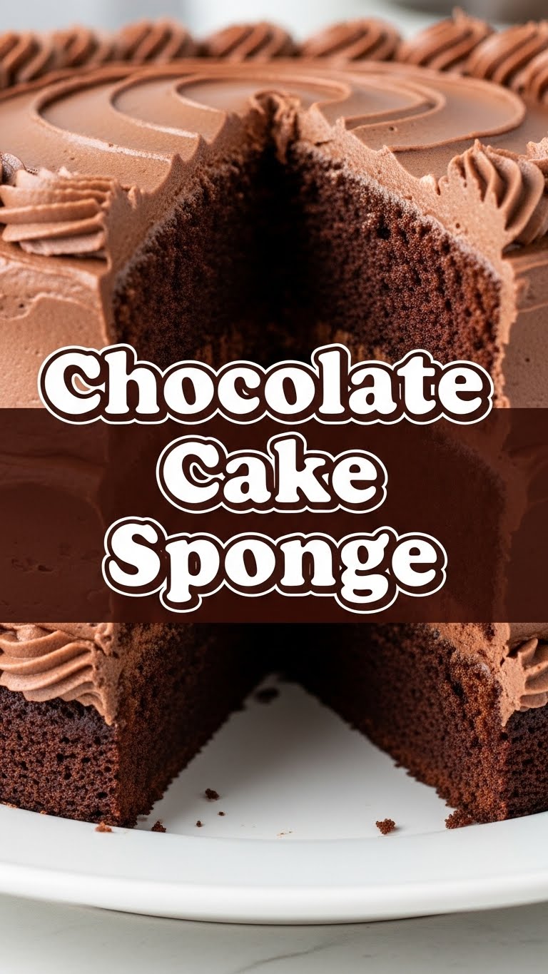 Chocolate Cake Sponge