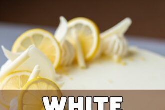 White Chocolate Lemon Cake