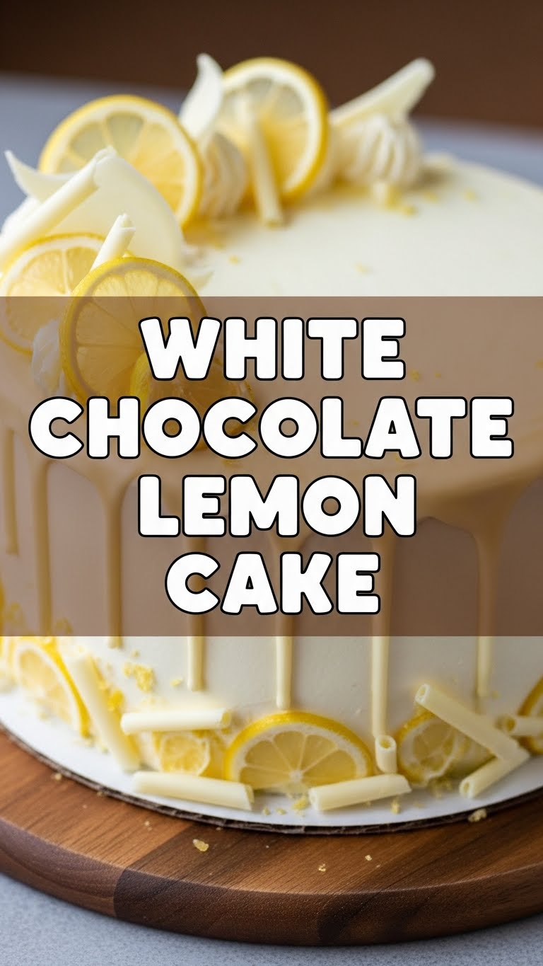 White Chocolate Lemon Cake