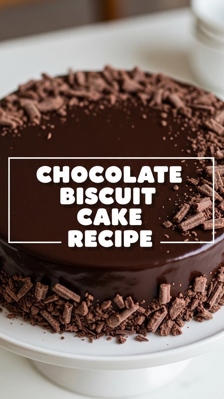 Chocolate Biscuit Cake Recipe