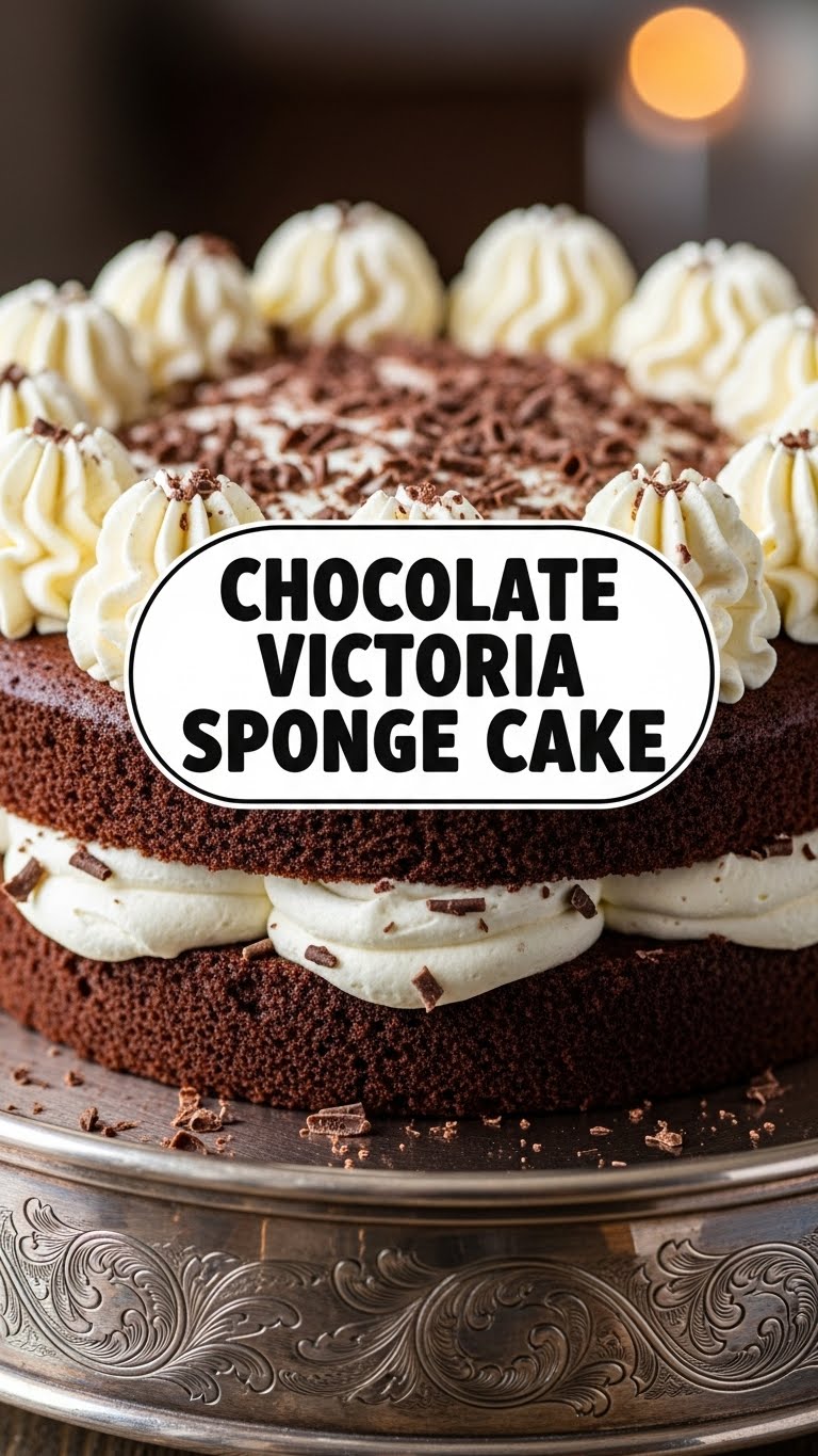 Chocolate Victoria Sponge Cake