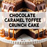 Chocolate Caramel Toffee Crunch Cake