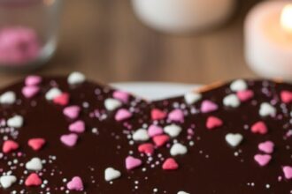 Chocolate Heart Shape Cake