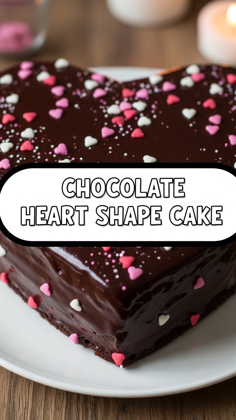 Chocolate Heart Shape Cake
