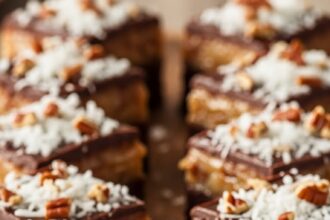 German Chocolate Cake Bars