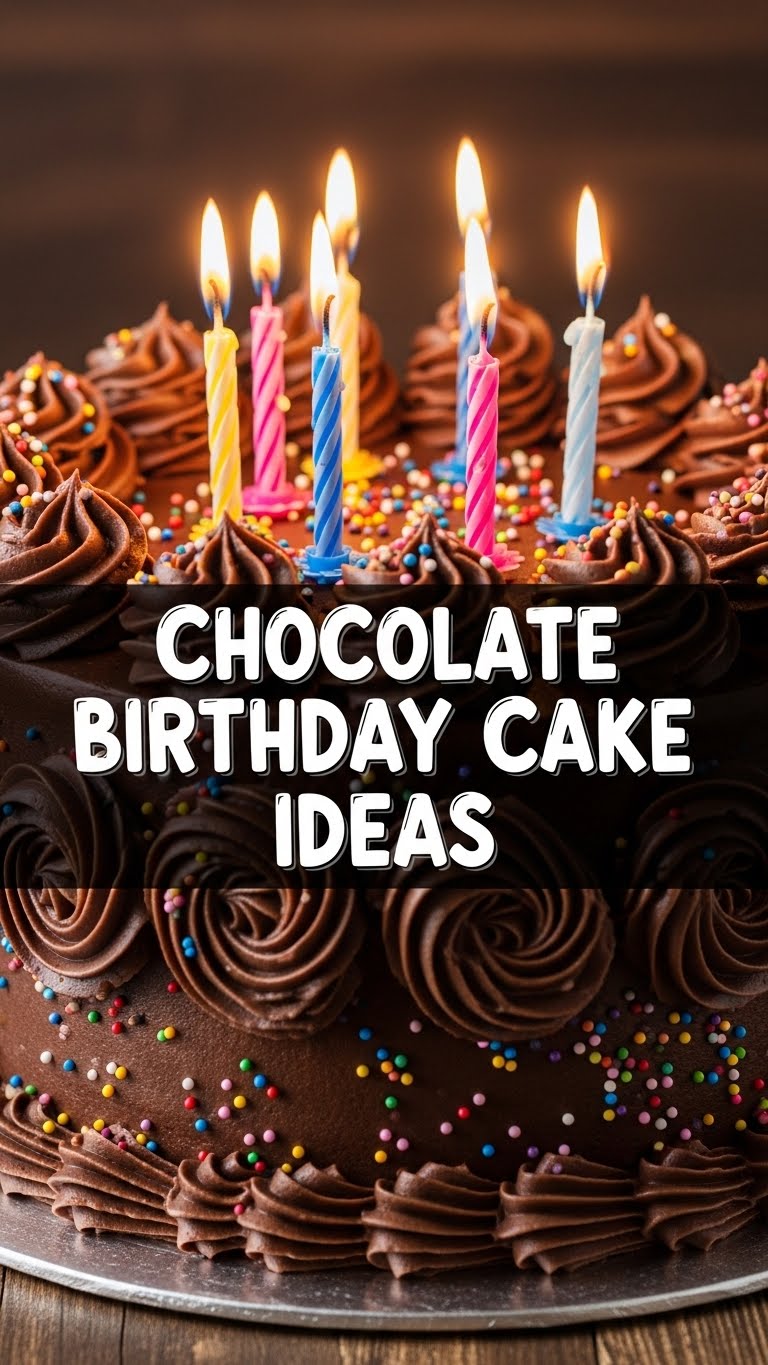 Chocolate Birthday Cake Ideas