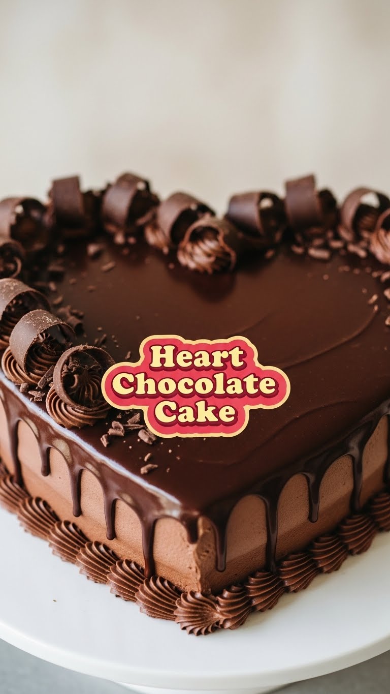 Heart Chocolate Cake