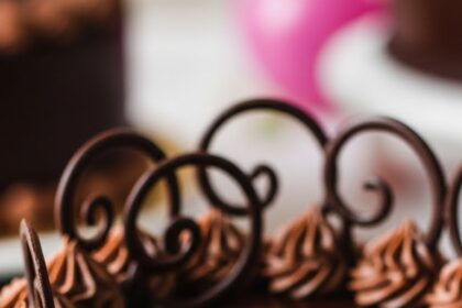 Chocolate Ganache Cake Decoration