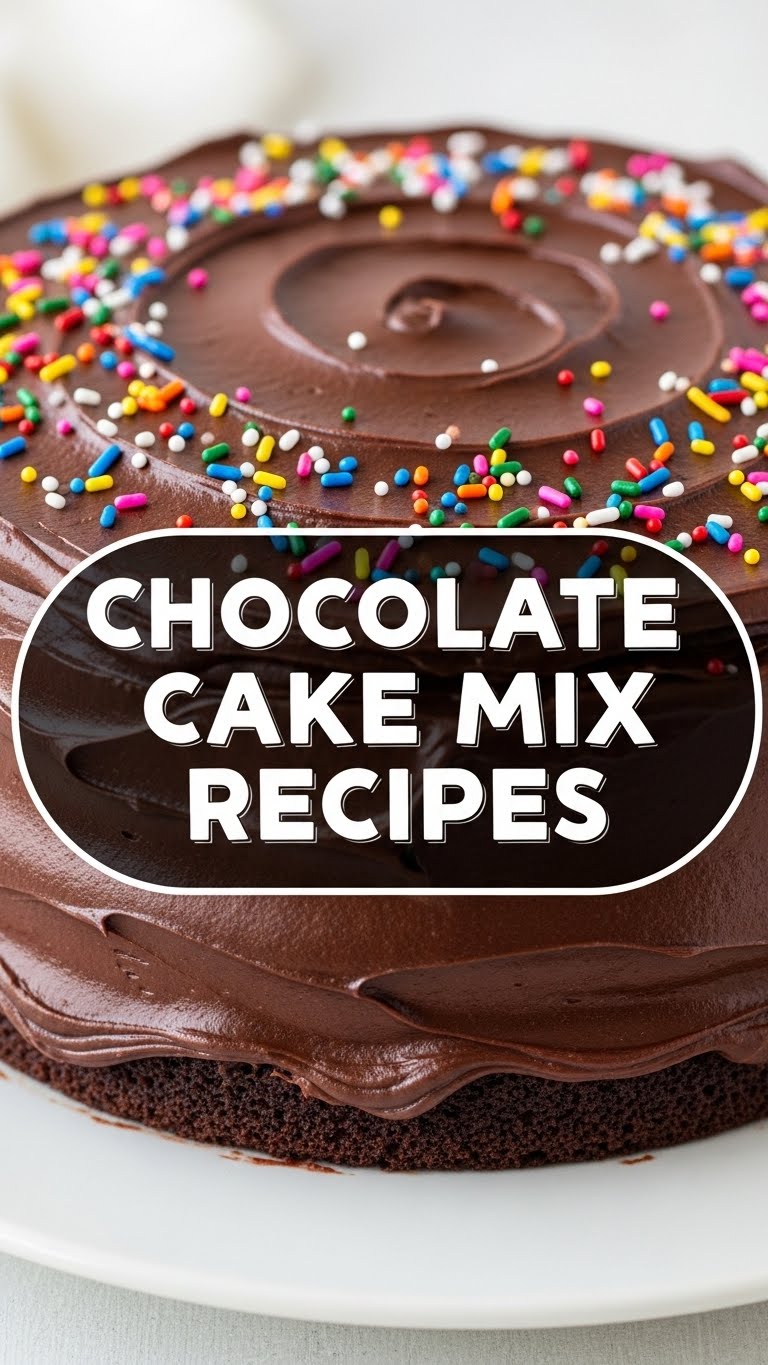 Chocolate Cake Mix Recipes