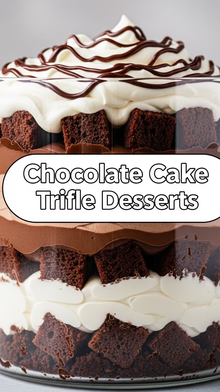 Chocolate Cake Trifle Desserts