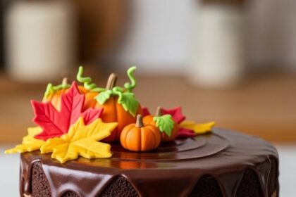 Fall Chocolate Cake