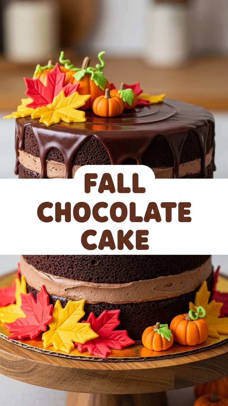 Fall Chocolate Cake