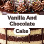 Vanilla And Chocolate Cake