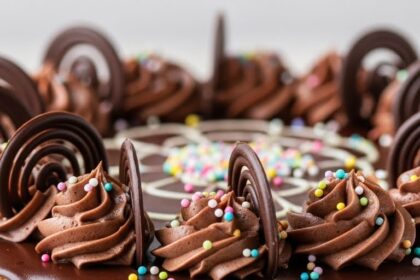 Vanilla And Chocolate Cake