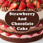 Strawberry And Chocolate Cake