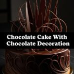 Chocolate Cake With Chocolate Decoration