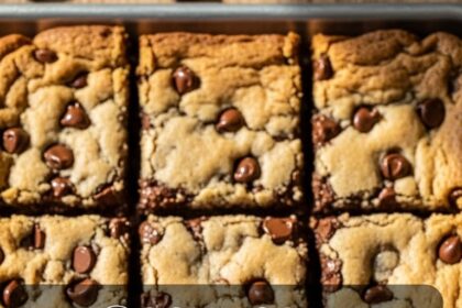 Cake Mix Chocolate Chip Cookie Bars