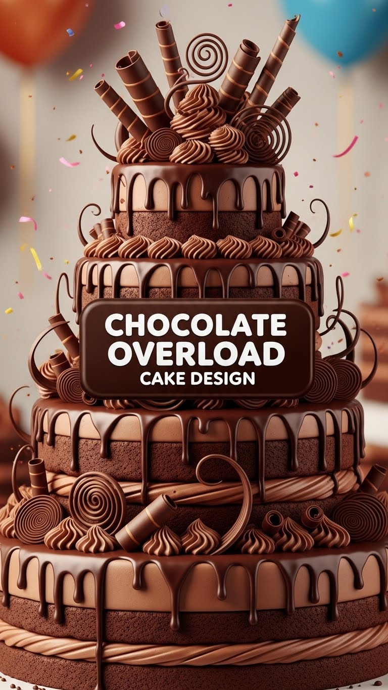 Chocolate Overload Cake Design