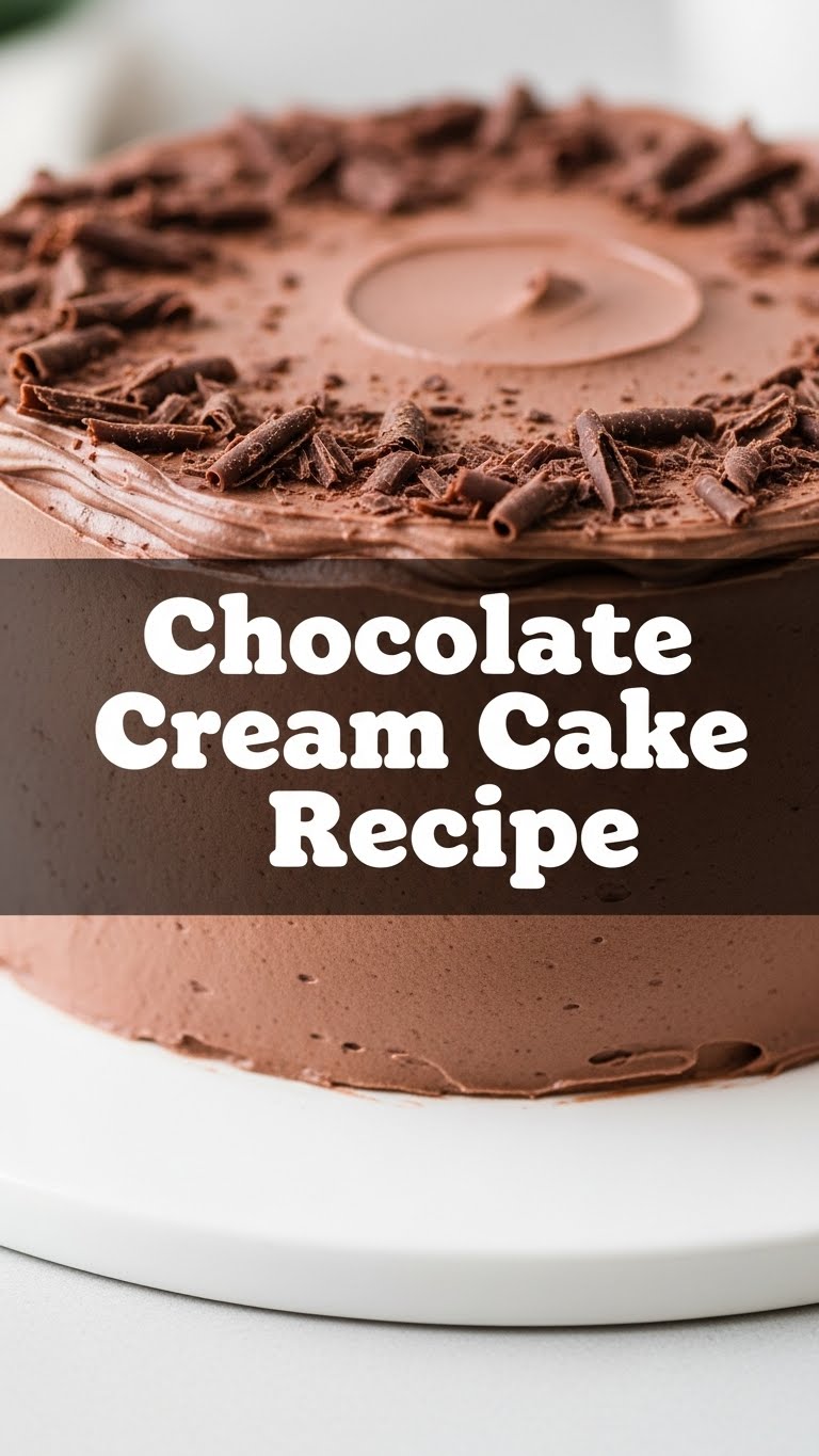 Chocolate Cream Cake Recipe
