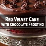 Red Velvet Cake With Chocolate Frosting