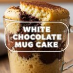 White Chocolate Mug Cake