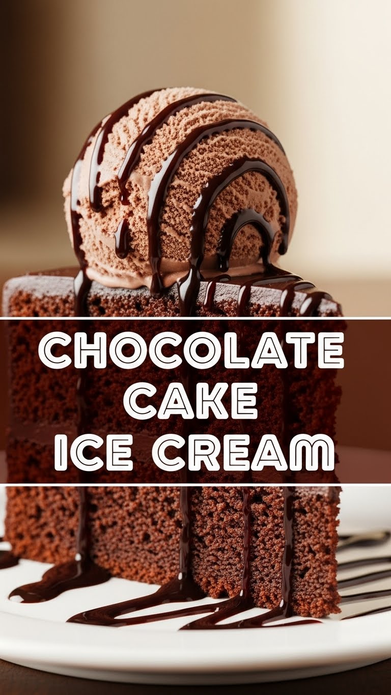 Chocolate Cake Ice Cream
