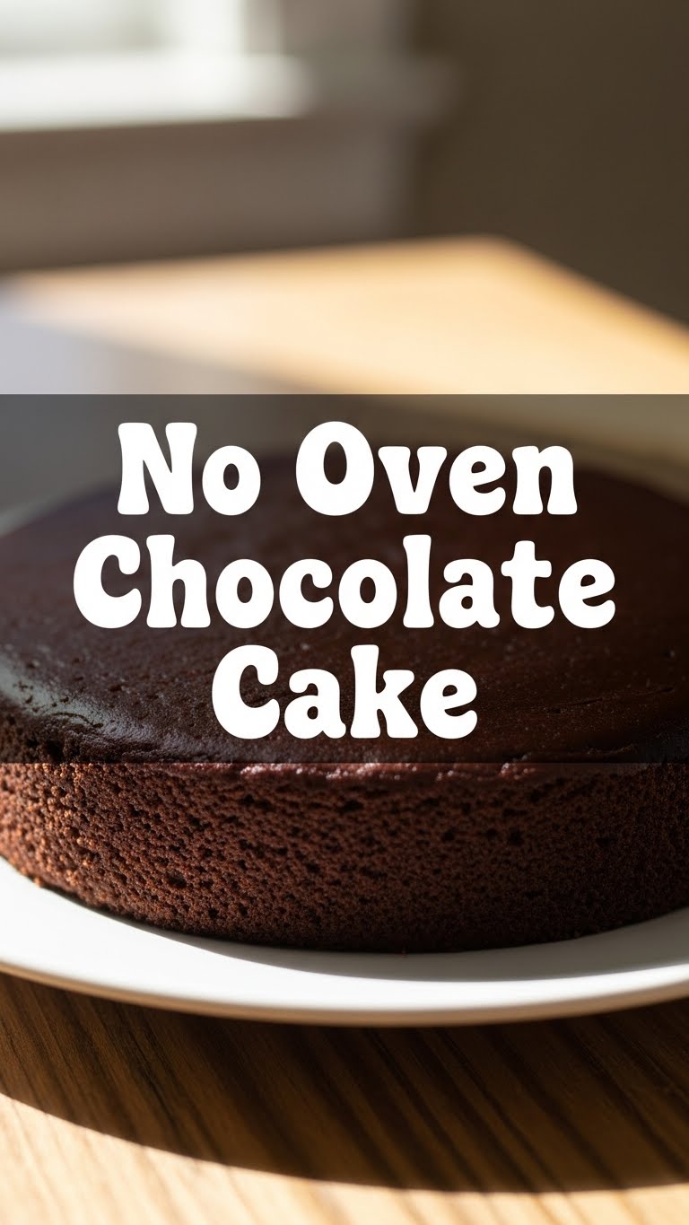 No Oven Chocolate Cake