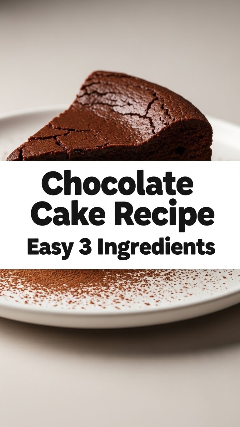 Chocolate Cake Recipe Easy 3 Ingredients