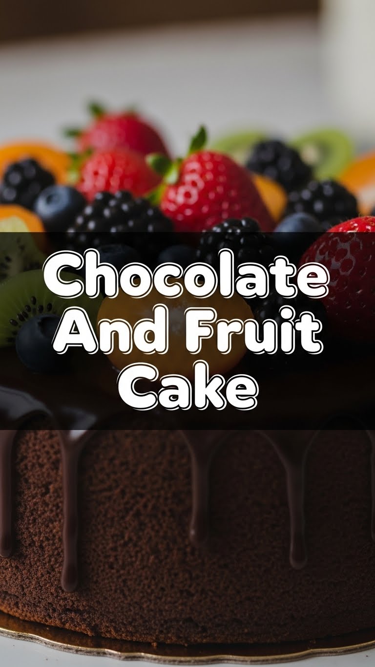 Chocolate And Fruit Cake