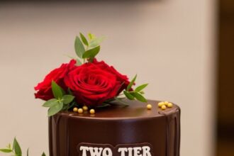 Two Tier Chocolate Cake