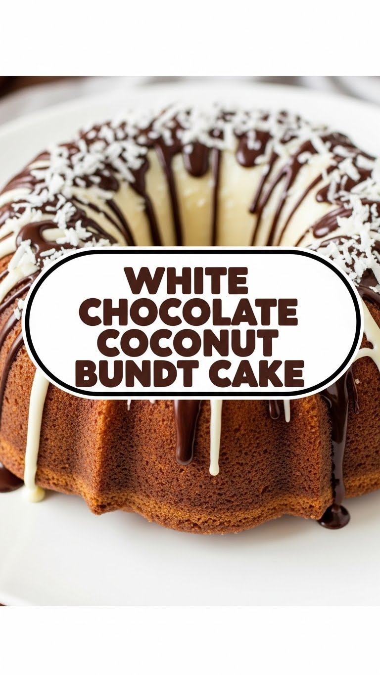 White Chocolate Coconut Bundt Cake